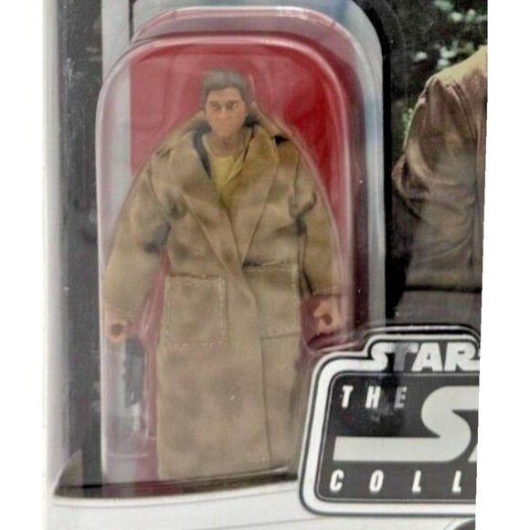 Star Wars The Saga Collection Han Solo Trench Coat Figure In Protective Display - Picture 3 of 3